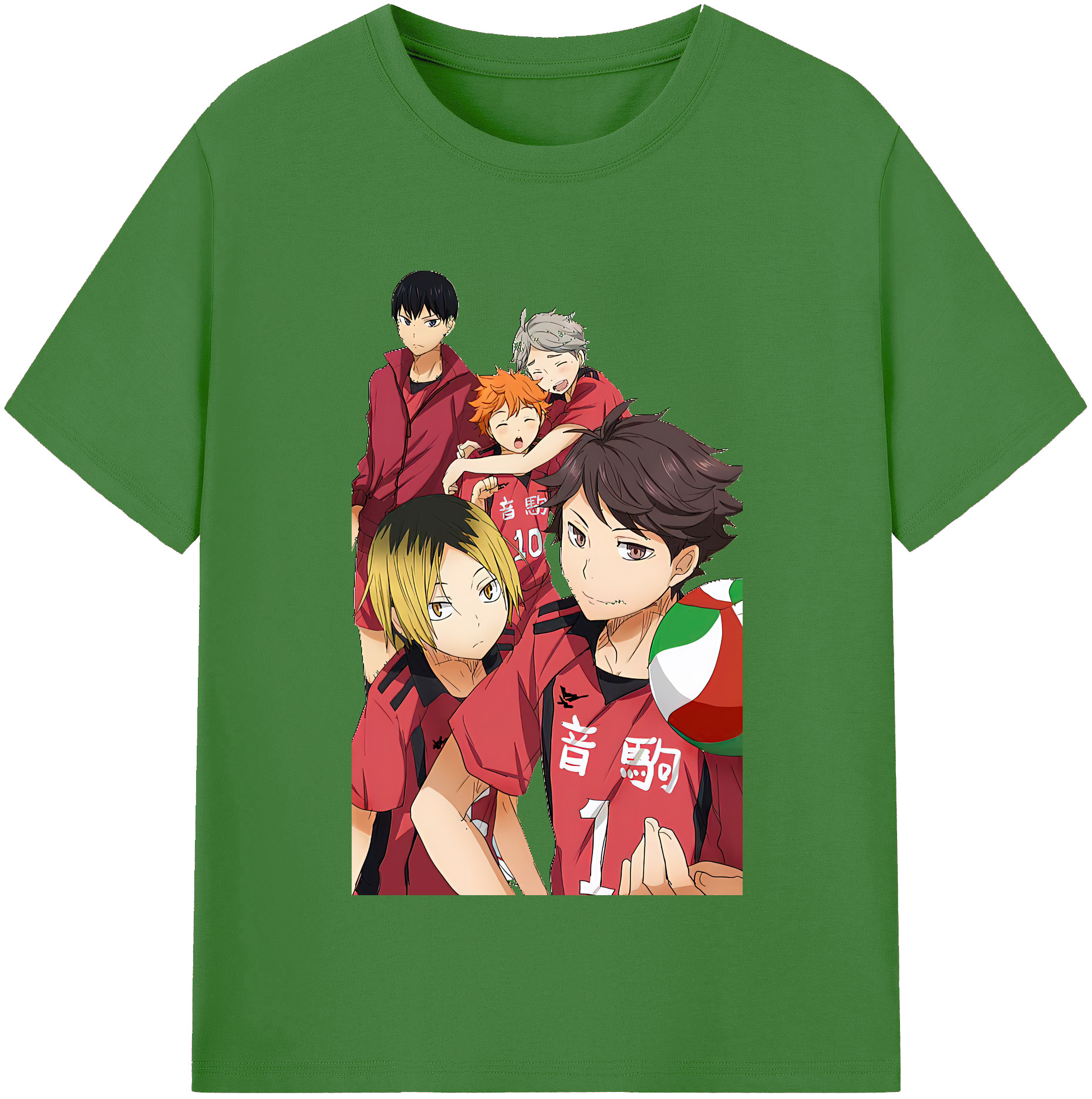 （画像用） ハイキュー!! Haikyu!! レディースカジュアルプリントTシャツ（綿100％）